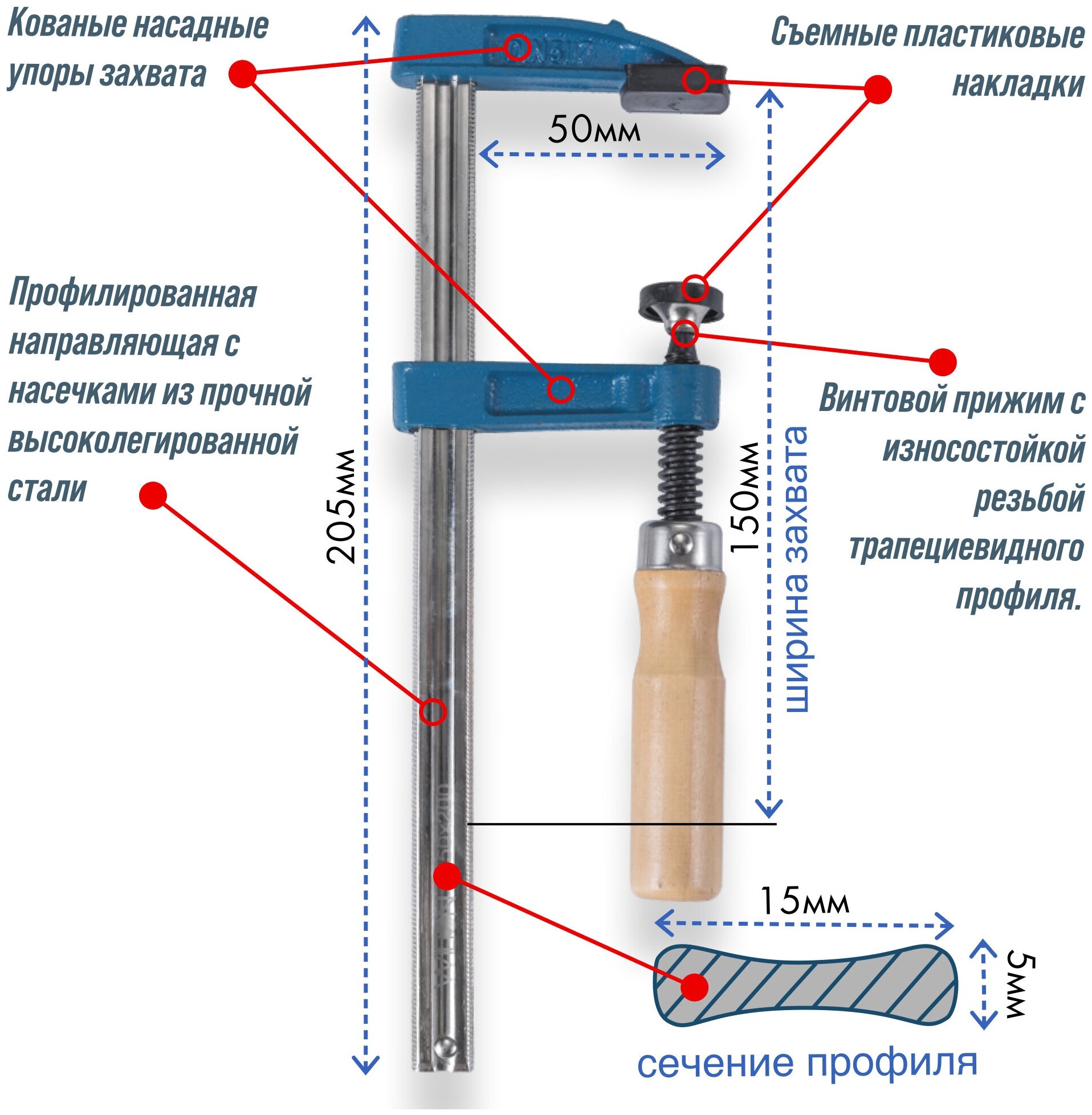 Струбцина Wilton - фото №7