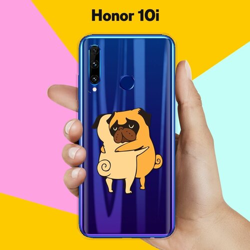 Силиконовый чехол на Honor 10i Мопсы / для Хонор 10 Ай силиконовый чехол мопсы на honor 10i