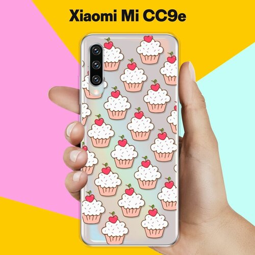 Силиконовый чехол Капкейки на Xiaomi Mi CC9e
