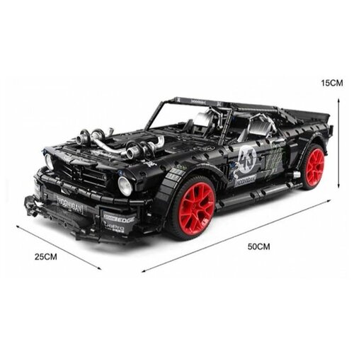 конструктор техник ford mustang hoonicorn v2 форд мустанг 3219 деталей Конструктор Техника Ford Mustang 3219 деталей