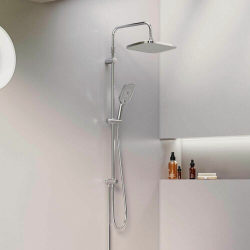 Изображение товара Душевая система Damixa Gala, хром, вертикальный монтаж, цвет хром