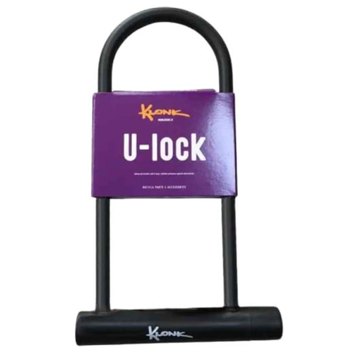 Замок велосипедный KLONK, U-lock 180x245 мм, (черный) 10390