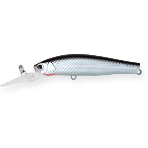 Воблер Минноу Strike Pro Solid Tail Deep 66 S, цвет: A010-EP Black Back Silver, (JS-256#A010-EP)