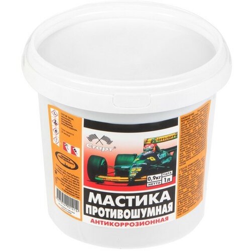 Мастика противошумная Старт 1 л пэ 376₽