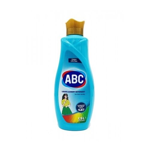 Жидкое средство для стирки ABC цветной 1,5л