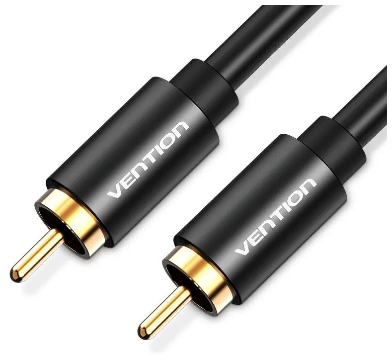 Кабель Vention аудио RCA M/RCA M - 2м Чёрный