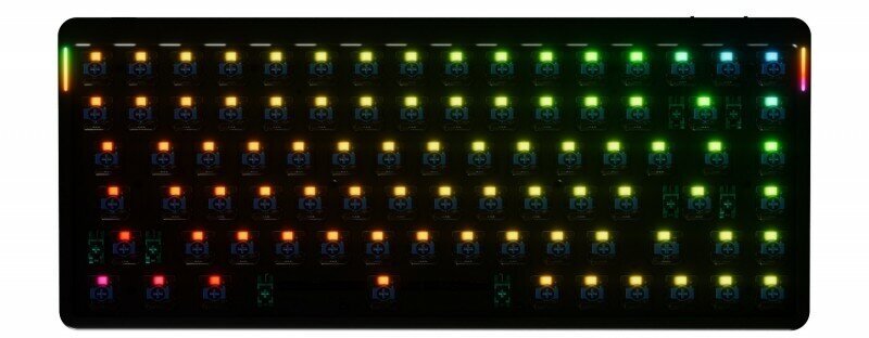 Беспроводная механическая ультратонкая клавиатура Nuphy AIR75 84 клавиши RGB подсветка Blue Switch чехол NuFolio V2