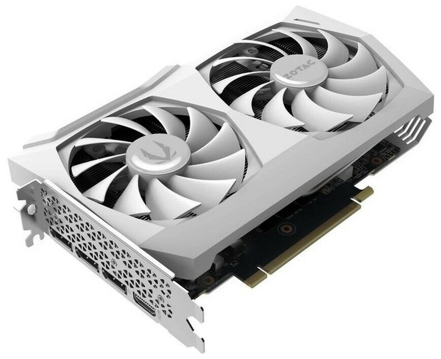 Видеокарта Zotac Rtx 3060 Ti Amp White Edition Lhr (Zt-A30610F-10Plhr)