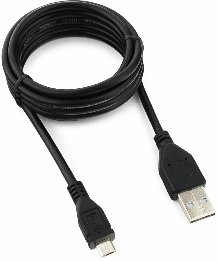 Набор из 3 штук Кабель USB 2.0 Pro Cablexpert CCP-mUSB2-AMBM-6, AM/microBM 5P, 1,8 м, экран, черный