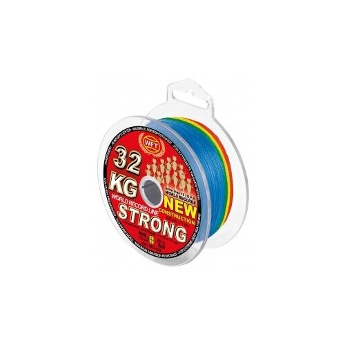 леска плетёная wft kg strong multicolor 600 018 Леска плетёная WFT KG STRONG EXACT ELECTRA 700 Multicolor 480/022