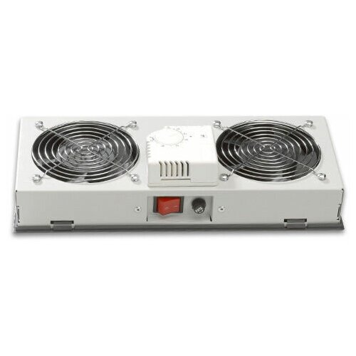 Модуль вентиляторный Lande LN-FAN-THM-1FWM-LG 1 вент с термостатом серый упак1шт 7510₽