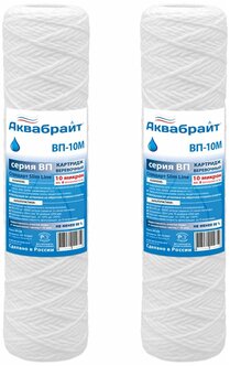 Стоит ли покупать Картридж из полипропиленового шнура аквабрайт ВП-10М? Отзывы на Яндекс Маркете