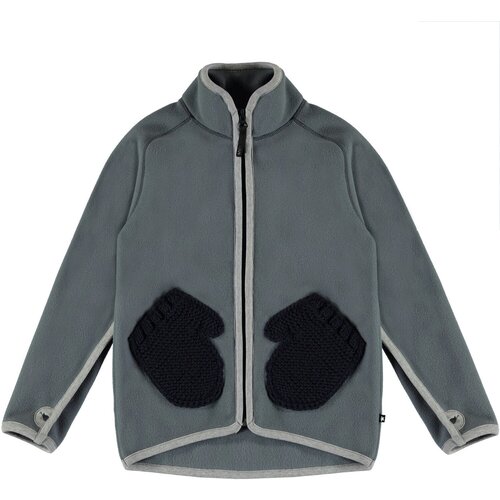 фото Толстовка molo, размер 116, серый