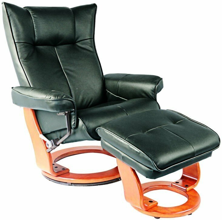 Кресло-реклайнер Relax MAURIS 7604W натуральная кожа- малахит