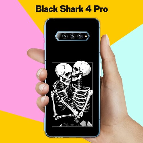 Силиконовый чехол на Xiaomi Black Shark 4 Pro Скелеты / для Сяоми Блэк Шарк 4 Про