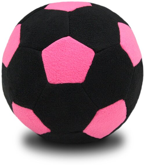 Мягкая игрушка Magic Bear Toys Мяч мягкий цвет черный, розовый 23 см.