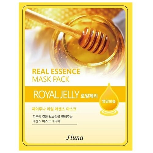 JLuna Маска для лица Пчелиное маточное молочко Juno Real Essence Mask Pack Royal Jelly / 25 г