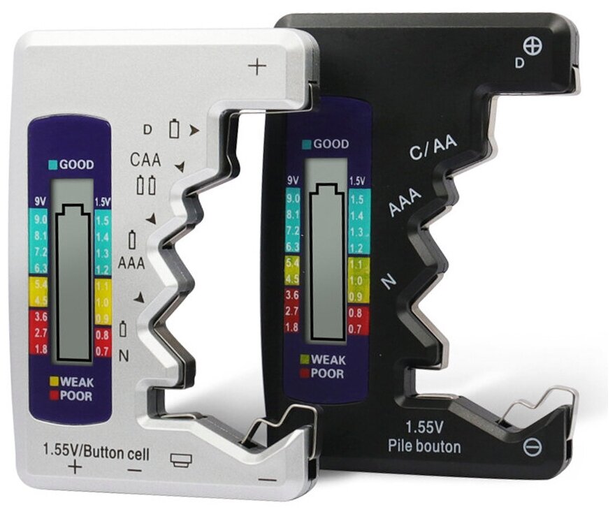 Цифровой тестер батареек и АКБ для проверки заряда емкости - фотография № 7