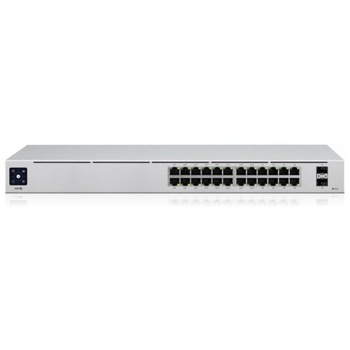 Коммутатор Ubiquiti USW-Pro-24-POE 2SFP 400W управляемый 124670₽
