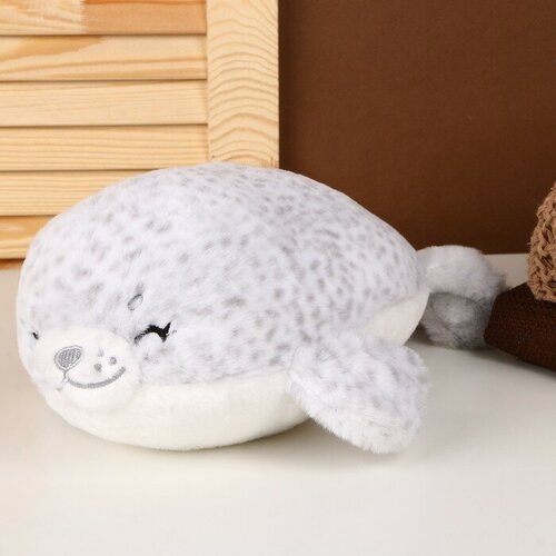 Мягкая игрушка «Тюлень», 32 см, цвет серый подушка игрушка funfur тюлень 40 см серый