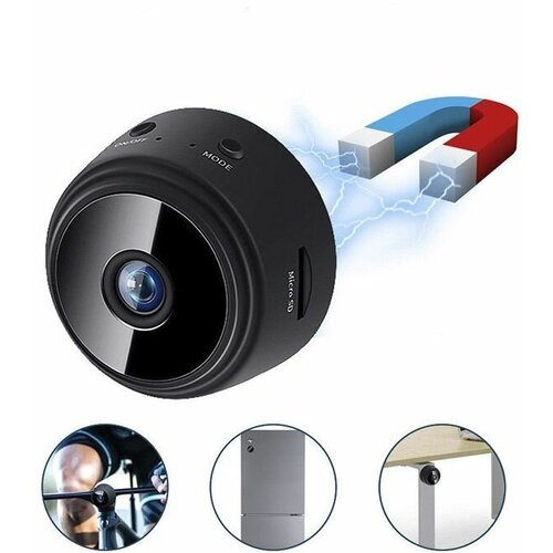 WI-FI мини камера видеонаблюдения HD A9 mini с датчиком движения и ночным видением IP 59500₽