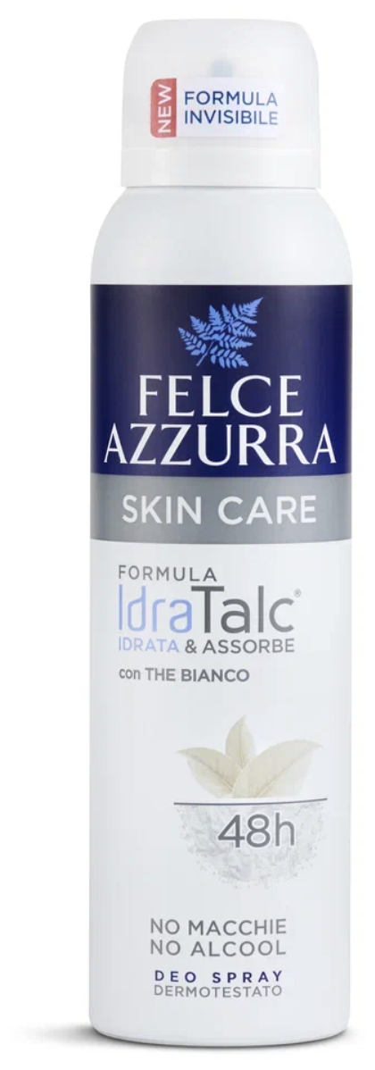 Felce Azzurra Дезодорант-спрей антиперспирант "Skin Care" с белым чаем, 150 мл, 1 шт.