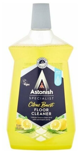 Astonish Универсальное средство для мытья полов Specialist Floor Cleaner Citrus Burst Цитрусовый взрыв 1000 мл