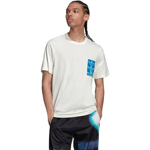 фото Футболка adidas, хлопок, размер s, белый