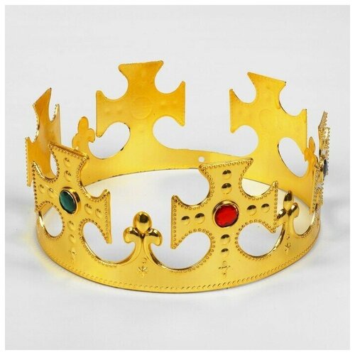 Корона для царя корона для царя золото 17 8 см 702355