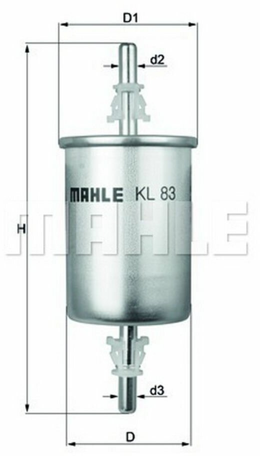 Фильтр топливный OPEL Chevrolet VW без контакта KNECHT/MAHLE KL83