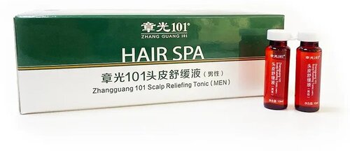 Zhangguang 101 Scalp Reliefing Tonic for men при андрогенной алопеции у мужчин (АГА) 10 мл х 30 шт, всего 300 мл.