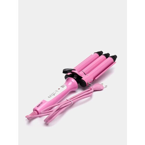 Трехволновая плойка для волос с керамическим покрытием Тройные щипцы-гофреПлойка для завивки волос 70300₽