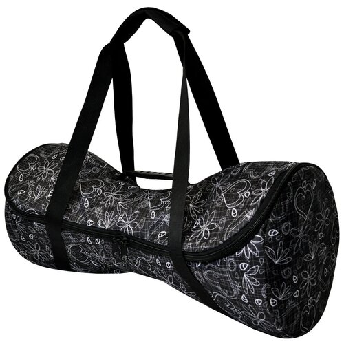 Сумка спортивная Sumokat, 27х27х66 см, ручная кладь, серебряный, серый