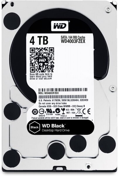 Жесткий Диск Western Digital WD4003FZEX 4Tb SATAIII 3.5" HDD