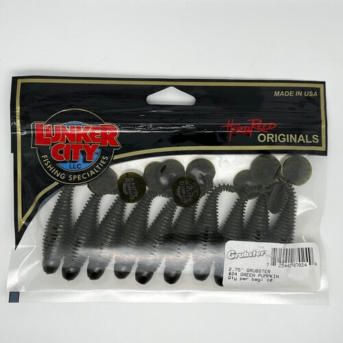 Риппер Lunker City Grubster 65 024 уп10шт 65мм 550₽