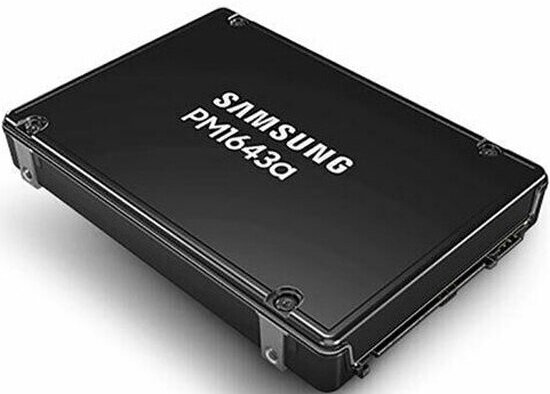 Накопитель SSD Samsung Enterprise-SSD PM1643a, 960 GB, 2.5" SAS 12Gb/s, 2100 MB/s/1000 MB/s 128-layer V-NAND MZILT960HBHQ-00007