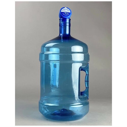 Набор пласт-м Бутыль 12.5 л с ручкой и крышкой голубой