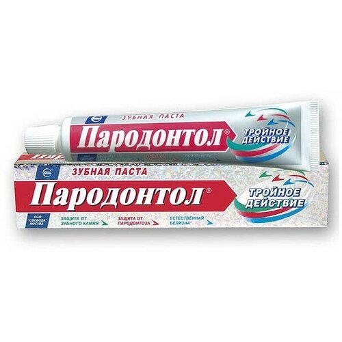 Зубная паста Свобода Тройное действие, 124 г свобода зубная паста тройное действие 124 г 6 шт