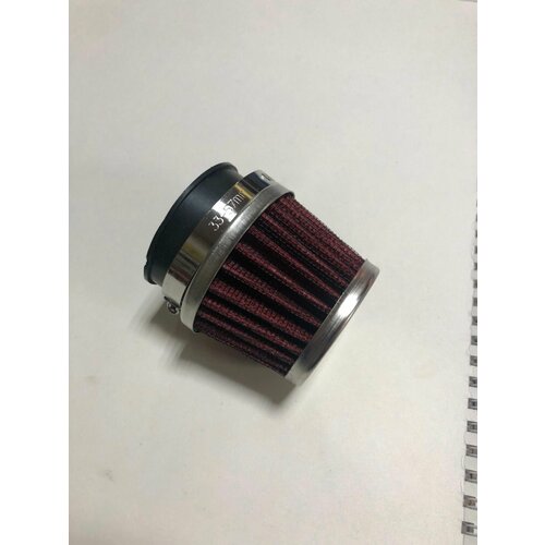 Фильтр воздушный (нулевого сопротивления) D35 конус прямой (мотоцикл, мопед)