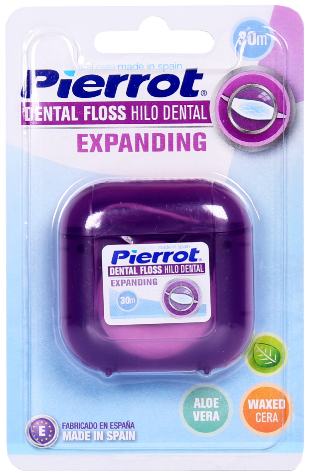 Вощеная зубная нить Pierrot Dental floss EXPANDING, 30 м