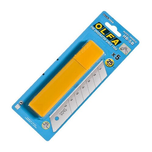 Лезвие для ножа Olfa 25 мм прямое (5 шт.) лезвие для ножа olfa 25 мм прямое 5 шт