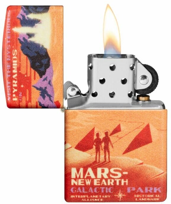 Зажигалка ZIPPO Mars Design 49634 - фотография № 4