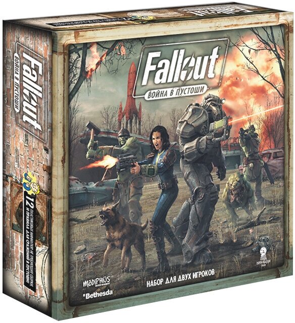 Настольная игра / Стартовый набор с миниатюрами "Fallout. Война в Пустоши