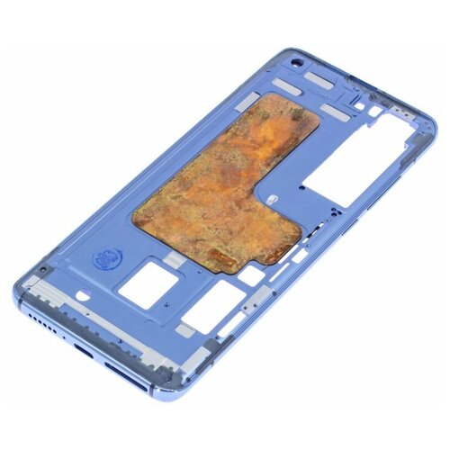 Рамка дисплея для Xiaomi Mi 10 (в сборе) синий