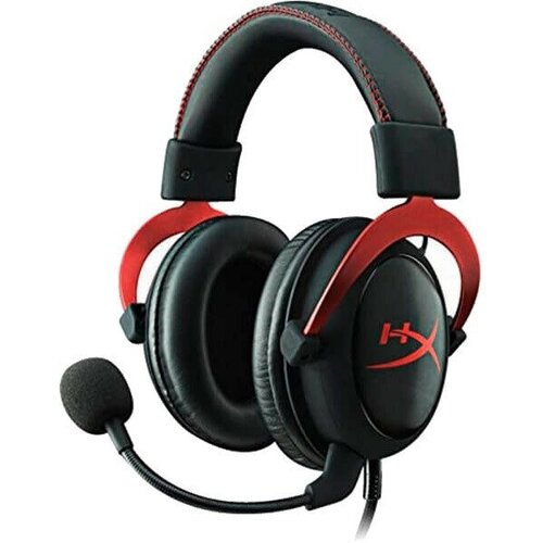 Наушники игровые HyperX Cloud II (красный-черный цвет)