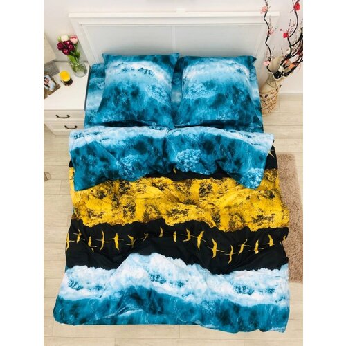 черный, желтый, голубой