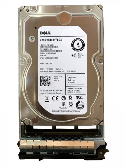 Жесткий диск Dell 1P7DP 2Tb 7200 SAS 3,5" HDD