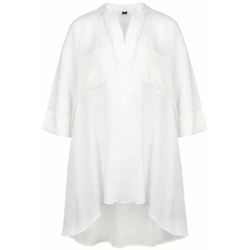 Блуза  Joseph, свободный силуэт, размер 36, белый