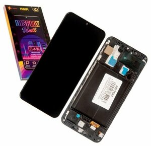 Display / Дисплей в сборе с тачскрином и передней панелью (модуль) для Samsung Galaxy A30 (SM-A305F) ZeepDeep ASIA Super Amoled, черный