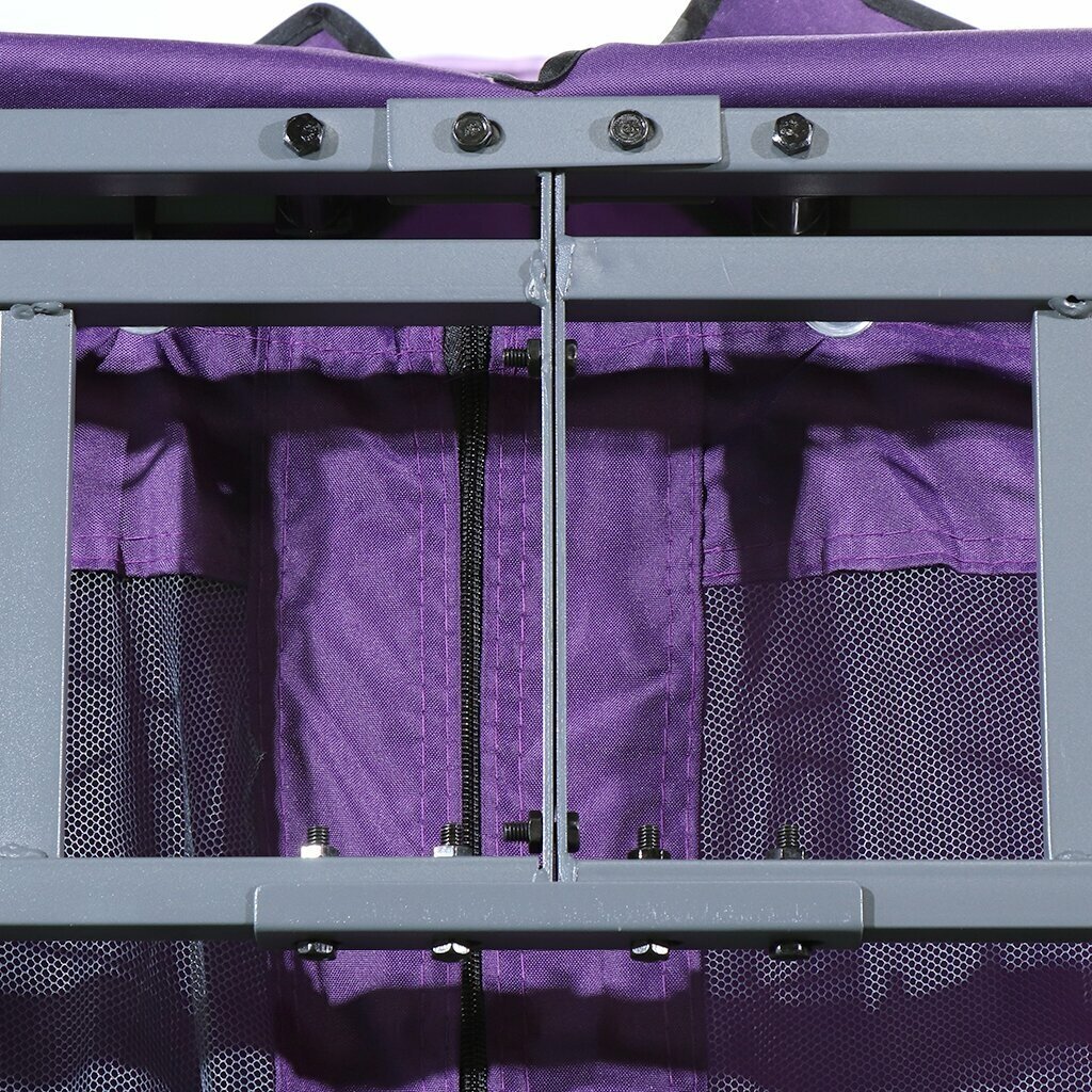 Шатер с москитной сеткой, фиолетовый, 3х3х2.75 м, четырехугольный, с боковыми шторками, Green Days, YTDU157-19-3640 - фотография № 9